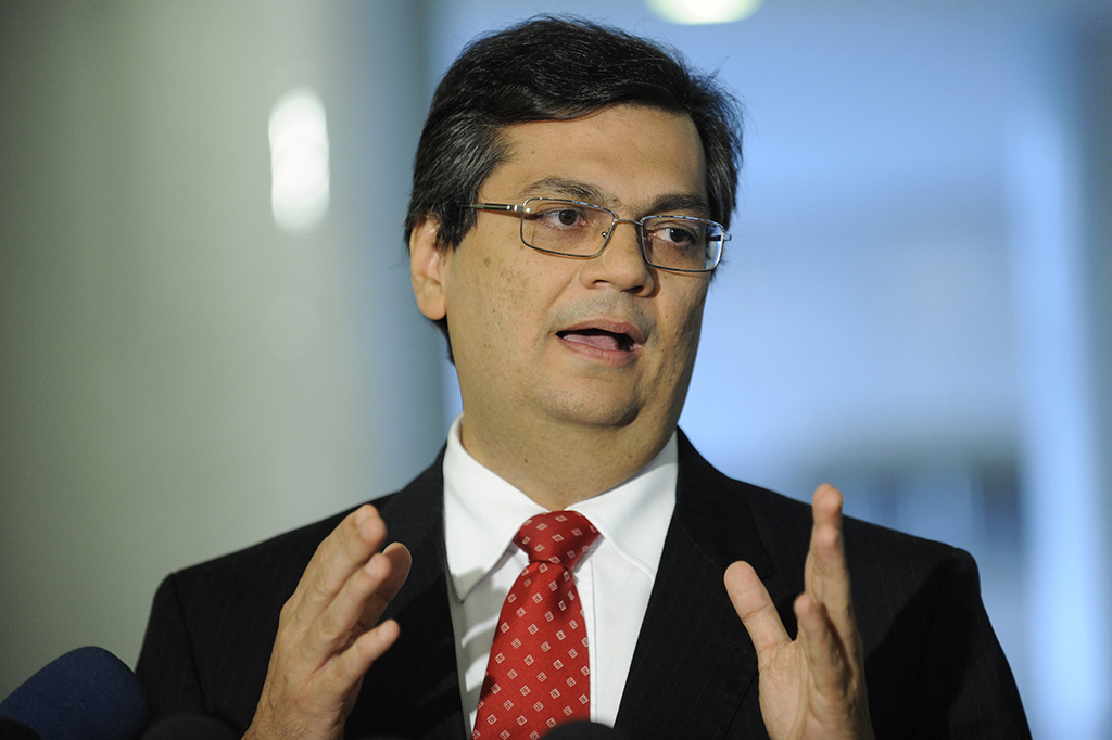 Presidente da Embratur, Flavio Dino, durante entrevista no Palácio do Planalto sobre a redução dos preços dos hotéis no RJ para o Rio+20