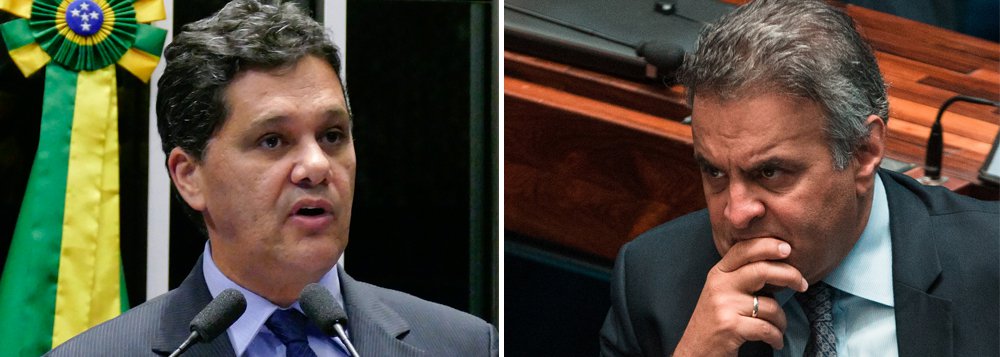 O senador Ricardo Ferraço (PSDB-ES) fez duras críticas ao senador Aécio Neves (PSDB-MG) pela decisão de destituir o também senador Tasso Jereissati (PSDB-CE) do presidência interina do PSDB, indicado o ex-governador de São Paulo Alberto Goldman em seu lugar; "Ao expulsar o senador @tassocomvoce da presidência do PSDB, Aécio revela total falta de pudor e limites na defesa de seus interesses. Por não ter se curvado aos interesses do Temer, Tasso é mais uma vítima do Aécio, que se transformou na maior decepção p/ os brasileiros. Vergonha", disse Ferraço no Twitter