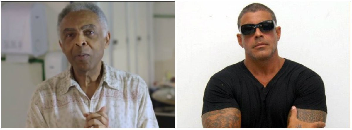 Em publicação no Twitter, Alexandre Frota, militante do MBL, chama Gil, Caetano Veloso e Chico Buarque de "filhos da puta"