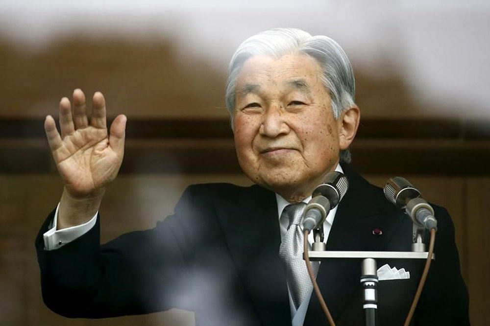 Imperador japonês Akihito durante evento no Palácio Imperial, em Tóquio. 23/12/2015. REUTERS/Thomas Peter/File photo