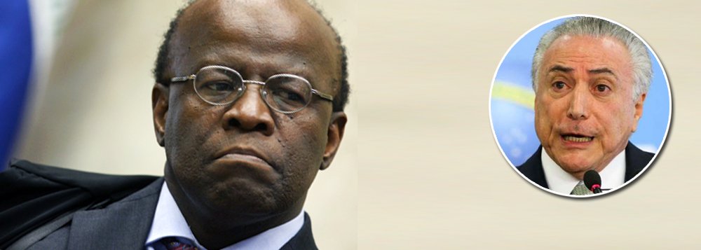Potencial candidato à presidência da República, o ex-ministro Joaquim Barbosa afirmou que o Brasil foi sequestrado por bandidos no golpe de 2016 e diz que em nenhum lugar do mundo uma figura como Michel Temer poderia exercer o cargo que ocupa, depois de acusações tão graves; "O Brasil foi sequestrado por um bando de políticos inescrupulosos que reduziram as instituições a frangalhos", disse ele, em entrevista à jornalista Maria Christina Fernandes; ele também afirmou que Temer não tem honradez e transformou o Brasil numa vergonha planetária