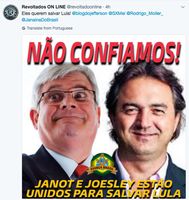 Com a ORCRIM de Temer há dinheiros em malas, extratos de contas no exterior, maracutaias filmadas, voz dos delinquentes a delinquir... Contra Lula: um apê fuleiro que nunca foi dele e uma chácara com um lago de águas barrentas, que também não é dele. Ah, e um terreno que ele nunca pediu e nunca recebeu