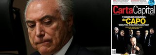A revista Carta Capital deste fim de semana traz reportagem de capa que detalha a participação de todos os auxiliares diretos de Michel Temer na formação e atuação da quadrilha que assaltou o País; texto descreve que ascensão e declínio de nomes como os ministro Eliseu Padilha, Moreira Franco, do ex-ministro Geddel Vieira Lima, dos ex-presidentes da Câmara Henrique Eduardo Alves e Eduardo Cunha e o "homem da mala", Rodrigo Rocha Loures