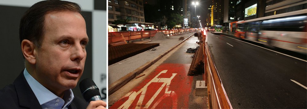 Lei sancionada com apoio da base tucana na Câmara de Vereadores de São Paulo cria uma série de entraves que inviabilizam a criação de novos trechos de ciclovias e reduz a segurança dos ciclistas; pela proposta, será preciso realizar estudos de demanda e de impacto viário – sobre os veículos – antes de projetar uma nova via para bicicletas na cidade e o projeto altera a lei atual, determinando que o sistema cicloviário será composto “preferencialmente por faixas compartilhadas e ciclovias”