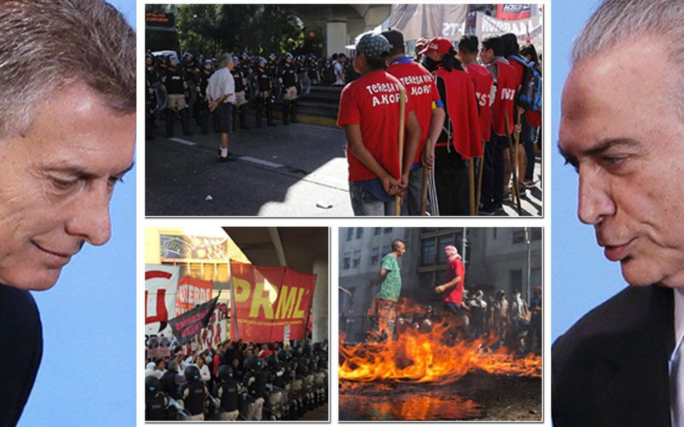 Que a greve geral argentina sirva de inspiração para os brasileiros. Greve geral nos golpistas! Fora Temer!