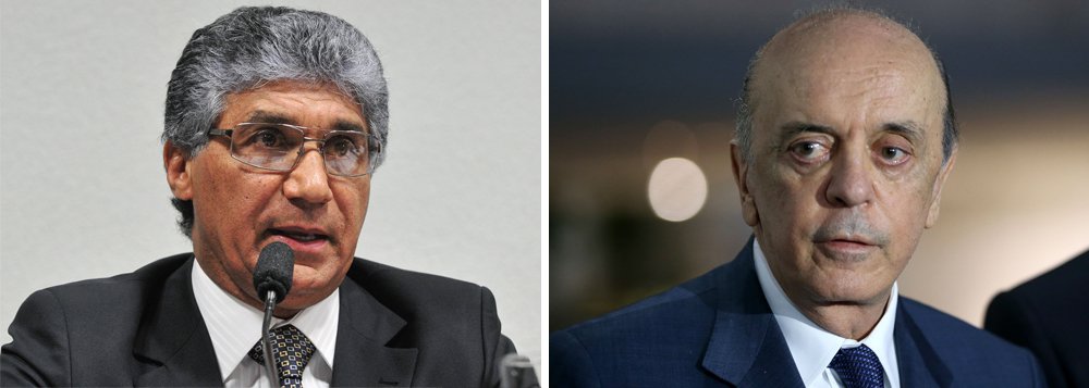 Colunista Lauro Jardim diz que "cabeças coroadas do PSDB de São Paulo têm pressionado Paulo Vieira de Souza, o Paulo Preto, a desistir de sua delação premiada"; o jornalista Fernando Brito, do Tijolaço, lembra que delação de Preto versaria sobre as obras do Rodoanel, tanto com a OAS quanto com a Odebrecht, que teriam rendido polpudas vantagens a José Serra, que já aparece na Lista de Janot; "Estaríamos agora diante de uma nova modalidade, a "calação premiada"? Obstrução da Justiça é isso aí, mas essa não vem ao caso", diz Brito