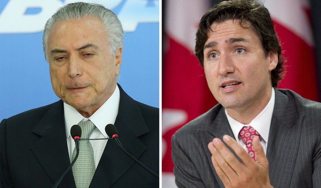 A página do Facebook 'Quebrando o Tabu' comparou os discursos de Michel Temer e do primeiro-ministro Justin Trudeau, do Canadá, feitos nesta quarta-feira 8 pelo Dia Internacional da Mulher; exemplo de governante que prega a igualdade entre gêneros, Trudeau nomeou o mesmo número de mulheres e homens quando assumiu o governo, em 2015; em seu discurso, ele disse ser feminista com orgulho; assista
