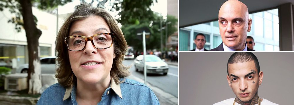 Jornalista Barbara Gancia compara a ida do ministro da Justiça, Alexandre de Moraes, ao Supremo Tribunal Federal à indicação do cantor de funk Mc Guimê para a direção da Orquestra Sinfônica do Estado de São Paulo; "Tipo, não dá liga", diz