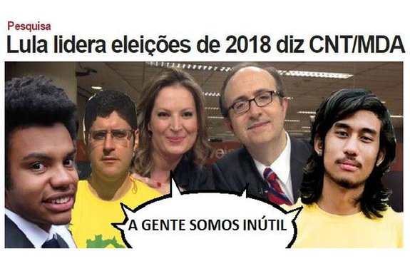 Reinaldo tem razão de sobra para se preocupar com os excessos dos bolsominions. Bolsonazi é o adversário ideal para Lula ou para quem ele indicar para disputar a Presidência em 2018. Abjeto, verdadeiramente nojento, contrapor-se a ele é como bater em cego