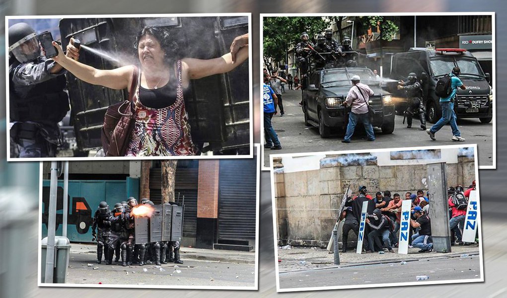 Em vão, o governador Pezão, já cassado pelo TRE, vem tentando conter a reação dos servidores na base de tiro, porrada e bomba. A resistência à venda da Cedae, ao atraso dos salários e ao aumento escorchante do desconto previdenciário do funcionalismo não para de crescer