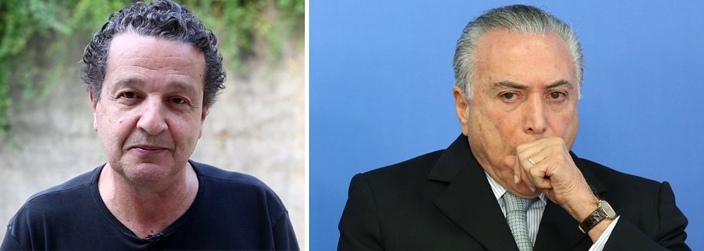 Em entrevista a Alex Solnik, do 247, o jornalista Juca Kfouri ironiza os escândalos diários do governo Temer, como o mais recente, em que Eliseu Padilha saiu para fazer uma cirurgia da próstata após ser delatado por José Yunes; "O governo não está bem de saúde. Veja, essa coisa do Yunes não tem pé nem cabeça, né. A versão dele. É um documento... um documento um pouco mais espesso que o cara disse que era 1 milhão de reais...", diz; para ele, "não é mais Ali Babá e os 40...é o Temer e os 140"; para o jornalista, "Temer tem mais medo de Cunha que Cunha de Temer"