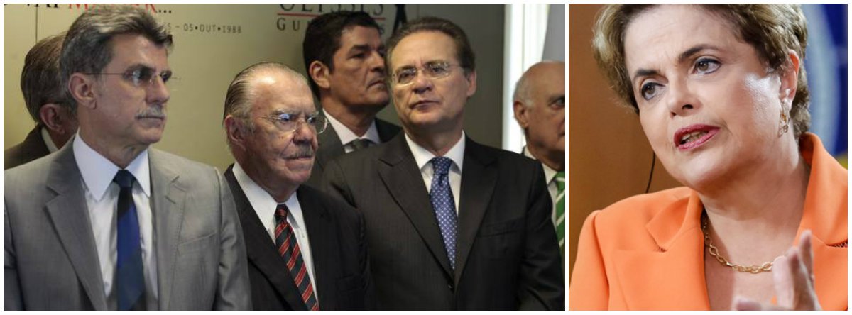 "A reabertura das investigações sobre as gravações de Romero Jucá, Renan Calheiros e José Sarney numa articulação de suspeitos da Lava Jato para derrubar Dilma Rousseff e 'cortar as asas' do Judiciário confirma a gravidade do caso: conversas ficaram esquecidas em Brasília durante um ano, até que não pudessem atrapalhar o golpe parlamentar", diz Paulo Moreira Leite; "Divulgada três meses antes de o Senado aprovar o afastamento definitivo de uma presidente eleita, quando poderia no mínimo alterar o calendário do impeachment, a denúncia nunca foi investigada para valer," lembra ele; o jornalista recorda que, num despacho de junho de 2016, Teori Zavaski referiu-se a articulação dos senadores como "um dos mais graves atentados institucionais" de que se tem notícia