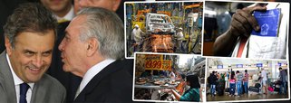 Os efeitos da depressão econômica provocada pelo golpe parlamentar vão fazer com que a riqueza do brasileiro no mínimo demore dez anos para se recuperar do estrago causado pela recessão; segundo economistas ouvidos pela Reuters, o pico do Produto Interno Bruto (PIB) per capita alcançado em 2013 só será superado no início da próxima década, entre 2022 e 2023; "É praticamente uma década perdida", diz o economista Bruno Lavieri; segundo dados do FMI, que retiram os efeitos cambias e de inflação, mostram que o PIB per capita do Brasil deve encerrar 2017 em 15,5 mil dólares, bastante distante de economias parecidas como a do Chile (24,7 mil dólares) e a do México (19,5 mil dólares); no entanto, Michel Temer foi às redes sociais neta sexta-feira, 24, para dizer que a "recessão acabou"