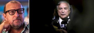 "Temer coordenava nomeações na Petrobras, diz Cunha. Manchete óbvia d todos os jornais d hoje. Só q não. Esquece", escreveu o jornalista no Twitter, lembrando depoimento de Eduardo Cunha ao juiz Sérgio Moro