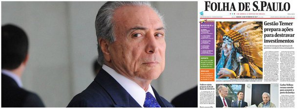 Reportagem principal da edição deste sábado do jornal diz que Brasil "tem inflação e os gastos públicos sob controle", quatro dias depois da divulgação de um estudo do Credit Suisse, que aponta que o rombo nas contas do setor público brasileiro só perderá para o Venezuela entre 2015 e 2018; de acordo com o estudo, sem impostos, o Brasil não poderá controlar a dívida