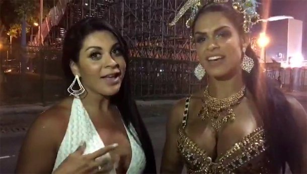 A modelo Fran Petersen, musa da Acadêmicos da Rocinha, que foi pedida em casamento pela namorada Luana Caetano, ex-rainha de bateria da Inocentes de Belford Roxo, na dispersão do Sambódromo da Marquês de Sapucaí, recebeu inúmeras mensagens preconceituosas em seu Instagram