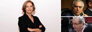 Colunista Eliane Cantanhêde, uma das maiores defensoras do governo de Michel Temer, reagiu com ironia neste domingo, 26, ao desembarque de nomes importantes do governo, nas véspera do carnaval; Eliane lembra saída de José Serra, a licença de Eliseu Padilha após as revelações de que usou José Yunes como "mula" para receber pacote de dinheiro da Odebrecht, mas reconhece que ocaso de Michel Temer segue roteiro traçado pelo ex-aliado, o deputado cassado Eduardo Cunha (PMDB-RJ); "Falta diagnóstico para um sintoma estranho: as delações que embolam Padilha, Yunes, o doleiro Lúcio Funaro e pacotes de dinheiro para o PMDB seguem o mesmo script das perguntas cifradas de Cunha para Temer como sua testemunha de defesa", afirma