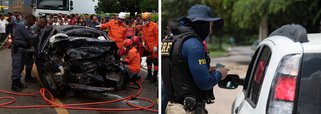 Em apenas três dias de carnaval o índice de mortes nas rodovias federais do Maranhão já é superior ao de 2016 em 42,85%; segundo a Polícia Rodoviária Federal (PRF), dez mortes foram registradas; ultrapassagem indevida, desatenção e excesso de velocidade estão entre as causas dos acidentes com vítimas fatais