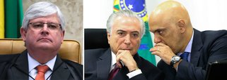 "O procurador-geral, Rodrigo Janot, reconheceu que a deposição de Dilma e a posse de seu vice, a 'solução Michel' discutida por Sergio Machado e Romero Jucá, foi concebida para embananar a Lava Jato no que diz respeito aos investigados de PMDB, PSDB e DEM. O que ele não disse foi que a 'solução Michel' segue em plena e acelerada execução, que teve como último lance a indicação de Alexandre de Moraes para o STF", diz Tereza Cruvinel; ela cita ainda como passos seguintes do plano a promoção de Moreira Franco a ministro, ganhando a prerrogativa de foro privilegiado, e a "eleição de aliados de confiança para o comando das duas Casas" no Congresso; segundo ela, "o Ministério Público de certo modo colaborou" com a estratégia