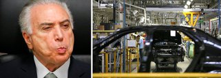 Dados da Fundação Getulio Vargas (FGV) divulgados nesta sexta-feira, 24, mostram que Michel Temer e Henrique Meirelles não conseguem convencer o empresariado de que a economia brasileira deixará o fundo do poço; Índice da Confiança da Indústria (ICI) registrou perda de 1,2 ponto em fevereiro e foi a 87,8 pontos, após avançar 4,3 pontos no mês anterior; indústria brasileira terminou 2016 com queda de 6,6 por cento na produção, terceiro ano seguido de perdas, e o Índice de Gerentes de Compras (PMI, na sigla em inglês) aponta que o setor iniciou o ano com o pior desempenho em sete meses