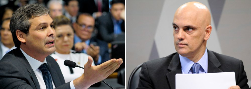 Durante a sabatina do indicado ao STF Alexandre de Moraes no Senado, Lindbergh Farias (PT-RJ) sugeriu que o ministro da Justiça licenciado se declare impedido de ser relator da Lava Jato, função que ocupará quando chegar ao Supremo; "Faça esse favor e tranquilize o país", disse o senador; Moraes, que é ministro e aliado de Michel Temer, citado em delação da Odebrecht, negou e disse ser capaz de "atuar com absoluta imparcialidade" no caso; assista