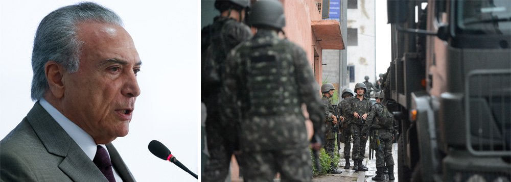 O presidente Michel Temer autorizou o uso das Forças Armadas no Rio de Janeiro para auxiliar o policiamento das ruas em meio à mobilização das mulheres de policiais militares, iniciada na última sexta-feira; o governador do Rio, Luiz Fernando Pezão, se reuniu com Temer no Palácio do Planalto para discutir o assunto; o governo trabalha no planejamento da ação para decidir quantos militares serão enviados ao estado ou deslocados para essas atividades