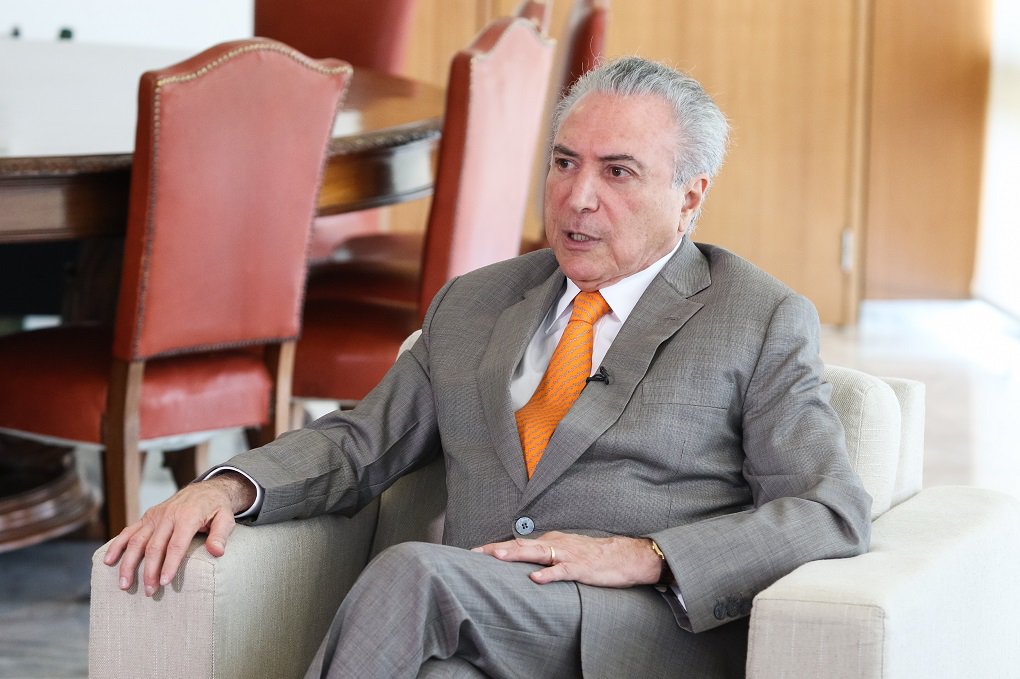 (Brasília - DF 16/01/2017) Entrevista para a agência Reuters. Foto: Alan Santos/PR