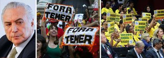 "Com o cerco se fechando" contra o governo, e "temendo o aumento dos protestos de rua, Michel Temer propõe uma saída que é fermento puro na massa podre: acelerar a votação das reformas previdenciária e trabalhista no Congresso, além de projetos como o da terceirização de mão de obra", afirma a colunista Tereza Cruvinel; "Diante da evidência de que o governo está se decompondo a céu aberto, as forças políticas e econômicas que o sustentam tratam de garantir o que for possível da agenda neoliberal do golpe, adiantando serviço para um eventual governo tucano no futuro", avalia Tereza; para ela, "a abertura do saco de maldades, entretanto, pode engrossar o 'fora Temer' que ecoou no carnaval"