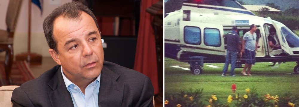 sergio cabral helicoptero