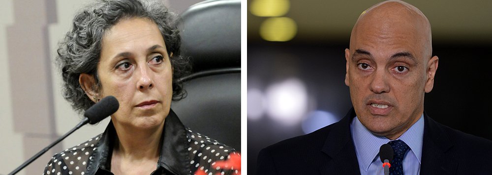 Candidatura de Beatriz Vargas Ramos, professora de Direito Penal e Criminologia da Faculdade de Direito da Universidade de Brasília (UnB), é para demonstrar indignação com indicação de Alexandre de Moraes ao Supremo; a anticandidatura foi lançada por especialistas do meio jurídico, representantes de movimentos sociais e de mulheres no Senado; "O que nós queremos é fazer o contraponto, a denúncia dessa indicação, o que significa esse candidato do ponto de vista do apequenamento do próprio Supremo", afirmou a anticandidata