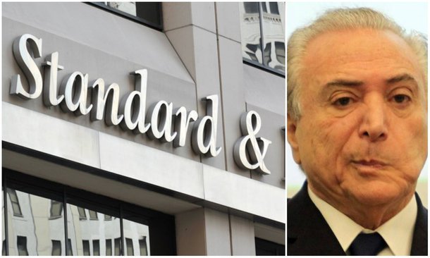 A agência de classificação de risco Standard &amp; Poor's (S&amp;P) manteve o Brasil dois níveis abaixo do grau de investimento e reafirmou a perspectiva negativa para a nota do país, o que significa que a classificação da dívida pública brasileira pode ser rebaixada a qualquer momento