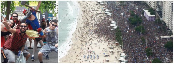 Tradicionalmente, o samba é ritmo predominante do carnaval de norte a sul do País; alheio à tradição, o Bloco da Favorita reuniu cerca de 80 mil pessoas, entre anônimos e famosos, e ocupou as pistas da Avenida Atlântica em Copacabana, na zona sul da cidade, ao ritmo do funk, para fazer a alegria dos foliões
 