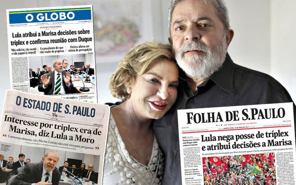 A julgar pelas manchetes que estão circulando pelas redes, a cachorrada da mídia foi buscar nas ruínas da República de Curitiba, após o massacre de Moro, uma brecha infantil para o noticiário: Lula jogou o triplex no colo da falecida Dona Marisa