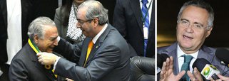 O senador Renan Calheiros (PMDB-AL) afirma que o ex-presidente da Câmara dos Deputados, Eduardo Cunha, se converteu no principal defensor do presidente Michel Temer contra as investigações e as acusações dos delatores da operação Lava Jato; o senador também diz que o governo federal perdeu a oportunidade de fazer a Reforma da Previdência; sobre o pleito de 2018, Calheiros avalia que o ex-presidente Lula é o melhor candidato “Sobretudo num momento em que a política está exposta, desgastada, ele teve uma experiência de governo exitosa”