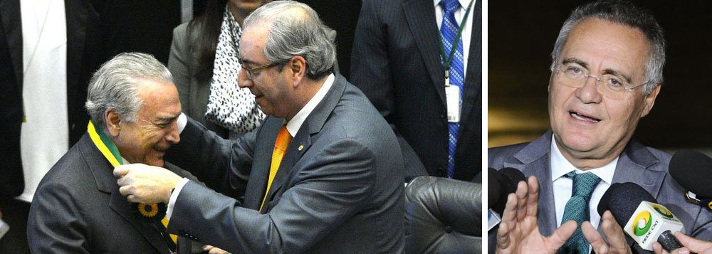 O senador Renan Calheiros (PMDB-AL) afirma que o ex-presidente da Câmara dos Deputados, Eduardo Cunha, se converteu no principal defensor do presidente Michel Temer contra as investigações e as acusações dos delatores da operação Lava Jato; o senador também diz que o governo federal perdeu a oportunidade de fazer a Reforma da Previdência; sobre o pleito de 2018, Calheiros avalia que o ex-presidente Lula é o melhor candidato “Sobretudo num momento em que a política está exposta, desgastada, ele teve uma experiência de governo exitosa”