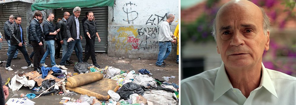 O médico Drauzio Varella teceu duras críticas às recentes ações do prefeito de São Paulo, João Doria (PSDB), na Cracolândia; "Estou vendo ações atabalhoadas. O que aconteceu ali na cracolândia foram medidas que pareciam não obedecer a nenhum planejamento detalhado, sem organização necessária, feita às pressas"; Drauzio disse ainda que teve seu nome envolvido inadvertidamente duas vezes nas recentes discussões sobre a cracolândia