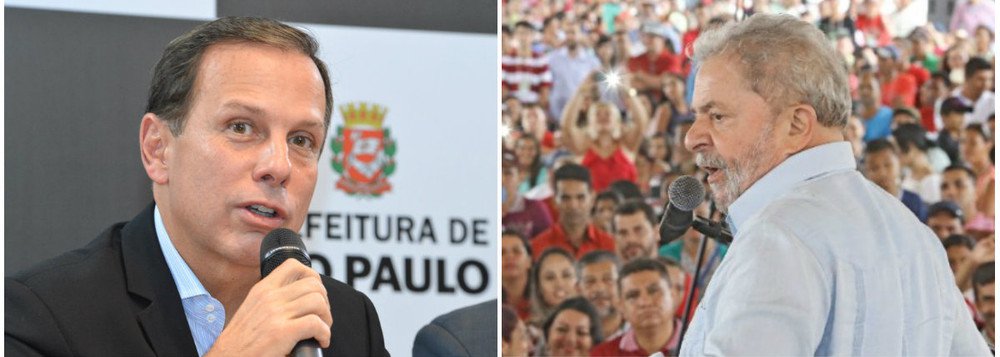 Em viagem de três dias na Itália nesta semana, o prefeito de São Paulo, João Doria (PSDB), disse que Lula e Dilma "destruíram" o Brasil durante os 13 anos de governo do PT e que ele está "completamente comprometido" em lutar pelo seu país; governo italiano aprovou neste ano a criação do programa Bolsa Família, símbolo do governo Lula, no valor de até 480 euros; o ex-presidente também já foi convidado pela Itália para falar sobre combate à fome e à pobreza