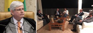 Ao reiterar ao STF o pedido de prisão contra o senador, por entender que ele continua exercendo funções políticas, contrariando decisão do ministro Edson Fachin, que o afastou do cargo no dia 18 de maio, o procurador-geral da República citou uma postagem no Facebook feita por Aécio Neves no dia 30 de maio, em que o senador afastado aparece em uma foto acompanhado de senadores tucanos debatendo "votações no Congresso e a agenda política"