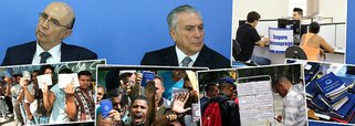 Apesar da constante tentativa de Michel Temer e sua equipe econômica de dizer que o golpe deu certo, a série de recordes negativos no mercado de trabalho no trimestre encerrado em março, revelados pela Pnad Contínua nesta sexta-feira (28), indica que "não há absolutamente nada que mostre qualquer indício de recuperação", afirmou o coordenador de trabalho e rendimento do IBGE, Cimar Azeredo; desde 2012, início da série histórica da Pnad Contínua, nunca a fila de desempregados foi tão grande: 14,2 milhões de pessoas procuram emprego, mas não encontram vaga; a taxa de desocupação subiu para 13,7% no trimestre encerrado em março, recorde
