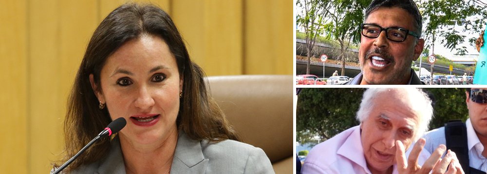  O professor da UnB (Universidade de Brasília) Luis Felipe Miguel ironizou a saída de Flavia Piovesan da secretaria de Direitos Humanos; "O Diário Oficial omitiu a informação de que a exoneração foi "a pedido"; assim, ela pode pesar de mártir dos direitos humanos (...) Agora trata-se de escolher alguém para substitui-la na Secretaria de Direitos Humanos. Uma vez que Kim Kataguiri é considerado jovem demais para o posto, as apostas se concentram em Alexandre Frota, Coronel Telhada e Roger Abdelmassih", disse