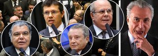 Os ministros que foram exonerados para reassumir o mandato de deputado federal e retornar à Câmara para participar da votação sobre a admissibilidade da denúncia contra Michel Temer retornaram aos cargos; as nomeações dos dez ministros estão publicadas no Diário Oficial da União; Temer, o mais impopular desde a redemocratização, foi o primeiro presidente denunciado por corrupção na história do País; nova denúncia da PGR acusará o peemedebista de ser chefe de organização criminosa