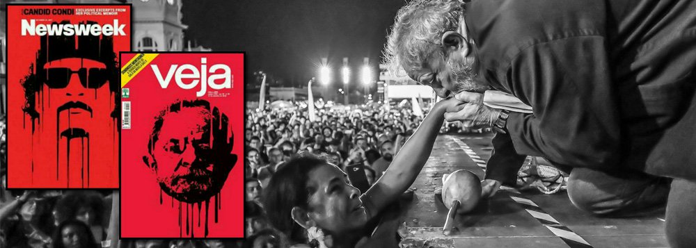 A decisão do Partido dos Trabalhadores de processar um colunista por incitação à violência, tomada neste fim de semana, faz lembrar que a mídia brasileira alimenta um instinto assassino contra o ex-presidente Lula, que deixou o poder com 87% de aprovação, há muitos anos; em setembro de 2016, por exemplo, a revista Veja plagiou a capa de Newsweek e estampou um Lula assassinado, com a cabeça arrancada, em sua capa; o problema da mídia é que ela não consegue assassinar o povo brasileiro, que vê Lula como o melhor presidente da história e pode até elegê-lo em primeiro turno nas próximas eleições – se eleições houver, é claro