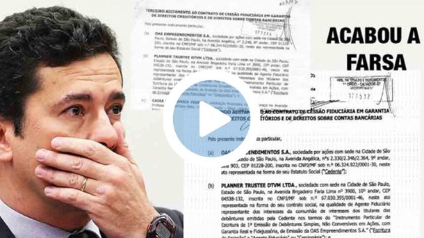 Documentos registrados em cartório de Salvador comprovam que o triplex e outros imóveis do condomínio Solaris foram cedidos pela OAS para a Caixa Econômica Federal; "Fizemos pedidos na ação do tríplex para que fossem exibidos os contratos das debêntures, negados pelo juiz. Tivemos que procurar. Achamos", disse o advogado Cristiano Zanin em sua conta no Twitter; Paulo Moreira Leite comentou o caso em entrevista ao Jornalistas Livres