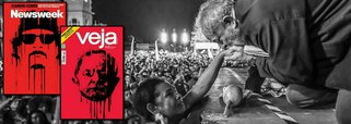 A decisão do Partido dos Trabalhadores de processar um colunista por incitação à violência, tomada neste fim de semana, faz lembrar que a mídia brasileira alimenta um instinto assassino contra o ex-presidente Lula, que deixou o poder com 87% de aprovação, há muitos anos; em setembro de 2016, por exemplo, a revista Veja plagiou a capa de Newsweek e estampou um Lula assassinado, com a cabeça arrancada, em sua capa; o problema da mídia é que ela não consegue assassinar o povo brasileiro, que vê Lula como o melhor presidente da história e pode até elegê-lo em primeiro turno nas próximas eleições – se eleições houver, é claro