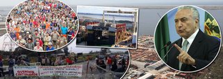 O golpe parlamentar que arruinou a economia e a imagem do Brasil e alçou Michel Temer ao Poder, e os efeitos da operação Lava Jato causaram estrago gigantesco no polo da indústria naval do Rio Grande do Sul; juntos, os três estaleiros gaúchos QGI, Rio Grande e EBR empregavam 23 mil pessoas em 2013; hoje, o contingente é de 3,1 mil trabalhadores empregados e as construções em curso terminam no primeiro trimestre de 2018, o que significa mais demissões em breve; "A cidade sentiu-se convidada a embarcar em um projeto industrial de 30 ou 40 anos", diz, desapontado, o prefeito de Rio Grande, Alexandre Lindenmeyer (PT); dispensas no polo naval provocaram efeito cascata no comércio local e serviços. A arrecadação de impostos caiu e a criminalidade aumentou