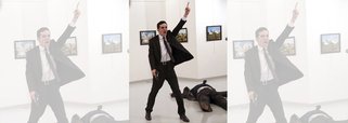 Fotografia do assassino do embaixador da Rússia na Turquia, com a pistola ainda na mão e o corpo do diplomata estendido no chão em segundo plano, ganhou nesta segunda-feira, 13, o World Press Photo, o prêmio mais importante do fotojornalismo internacional; imagem foi feita no dia 19 de dezembro de 2016, quando um policial que estava de folga, Mevlüt Mert, atirou contra o então embaixador da Rússia na Turquia, Andrei Karlov, em uma sala de exposições em Ancara; foto, chamada "Um assassinato na Turquia", é obra do fotojornalista turco Burhan Ozbilici, que trabalha há 28 anos para a Associated Press