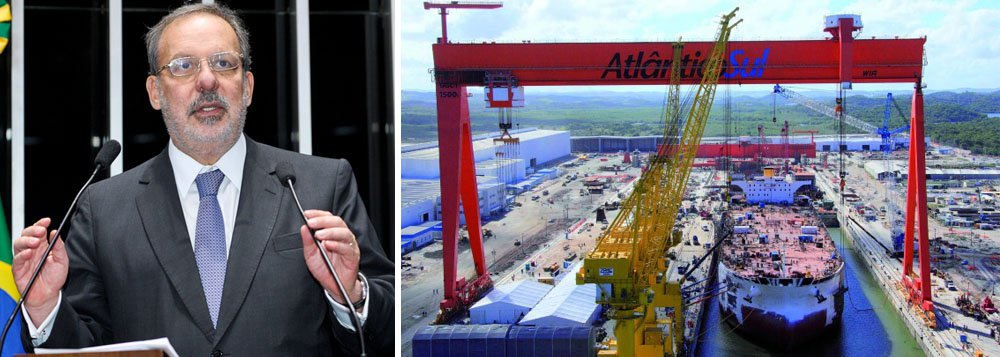 Senador Armando Monteiro (PTB-PE) defendeu a adoção de medidas de emergência para estancar a tendência de extinção da indústria naval, com o risco do fechamento de estaleiros como o Atlântico Sul (EAS) e o Vard Pomar, em Pernambuco; "Não podemos sair da crise na indústria naval simplesmente deixando que ocorra a desativação dos estaleiros, perdendo milhares de empregos e densidade produtiva", disse; dentre as medidas defendidas por ele estão a manutenção temporária da política de conteúdo local, com fixação de metas de produtividade, associações com empresas estrangeiras, renegociação das dívidas e a formação de uma carteira mínima de encomendas