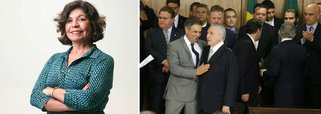 Jornalista Dora Kramer, colunista da Veja, diz que, em síntese, os tucanos pedem ao TSE que esqueça o que escreveram na peça acusatória em que Dilma e Temer são tratados como beneficiários de vantagens indevidas; o suficiente para provocar a nulidade do processo; “Assim, na maior cara lisa, os tucanos golpearam as próprias verdades, perdendo autoridade para denunciar as mentiras do alheio, tentando salvar seu projeto e, assim, vocalizando Geraldo Vandré na metáfora sobre viradas políticas: ‘É a volta do cipó de aroeira no lombo de quem mandou dar’”