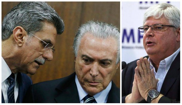 Com muitos meses de atraso, o procurador-geral Rodrigo Janot decidiu denunciar o senador Romero Jucá (PMDB-RR) e sua turma por obstrução de Justiça e "embaraço à Lava Jato"; ao oferecer a denúncia, Janot praticamente valida o que disse Jucá, quando o senador afirmou que era necessário derrubar Dilma para "parar essa porra e estancar a sangria"; ou seja, está mais do que claro que o golpe foi, como disse o escritor Miguel Sousa Tavares, uma assembleia de bandidos presidida por um bandido, o ex-deputado Eduardo Cunha (PMDB-RJ), para derrubar Dilma Rousseff, a presidente honesta; a saída honrosa, para Janot e o STF, deveria ser encampar a bandeira da anulação do golpe