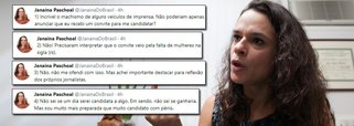 Responsável pelo parecer das "pedaladas fiscais", que embasou o golpe contra a presidente honesta Dilma Rousseff e colocou no poder Michel Temer, denunciado por corrupção, advogada Janaina Paschoal, admitiu ter recebido um convite do Partido da Mulher Brasileira para se candidatar – e não fechou as portas; "Não sei se um dia serei candidata a algo. Em sendo, não sei se ganharia. Mas sou muito mais preparada que muito candidato com pênis"